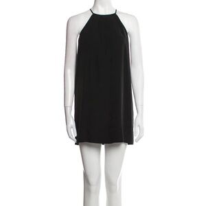 Joie 100% Silk Black Slip Adjustable Straps Mini Dress